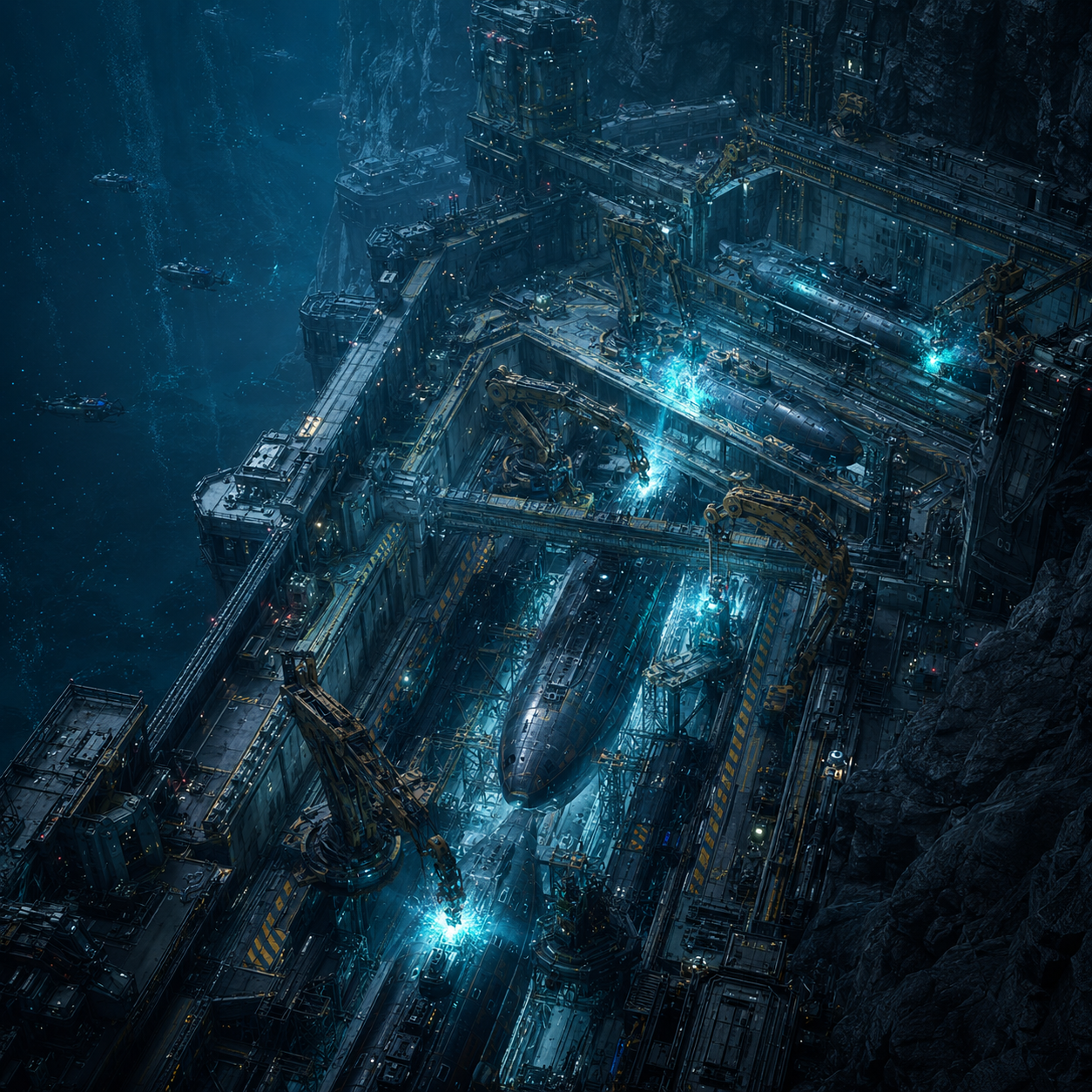 Unterwasser-Werft