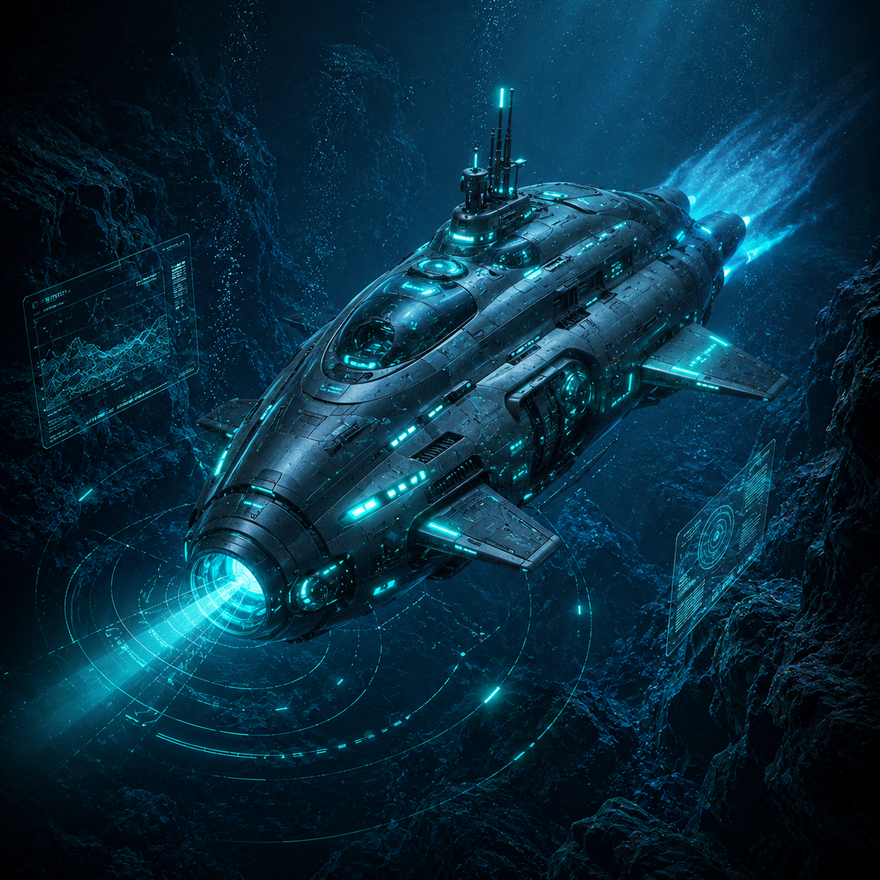 U-Boot in der Tiefsee
